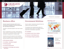 Tablet Screenshot of amarante.com