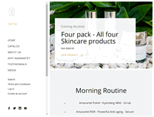 Tablet Screenshot of amarante.com.au